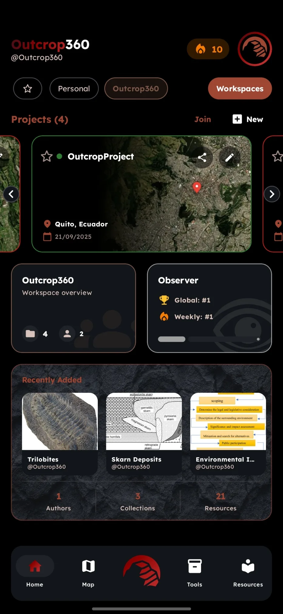 Outcrop360 Main
